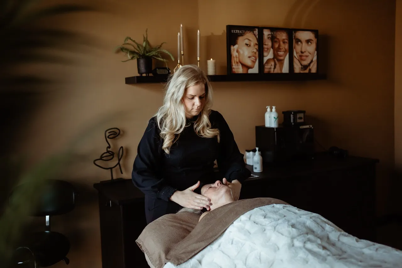 gezichtsbehandeling voor een glow