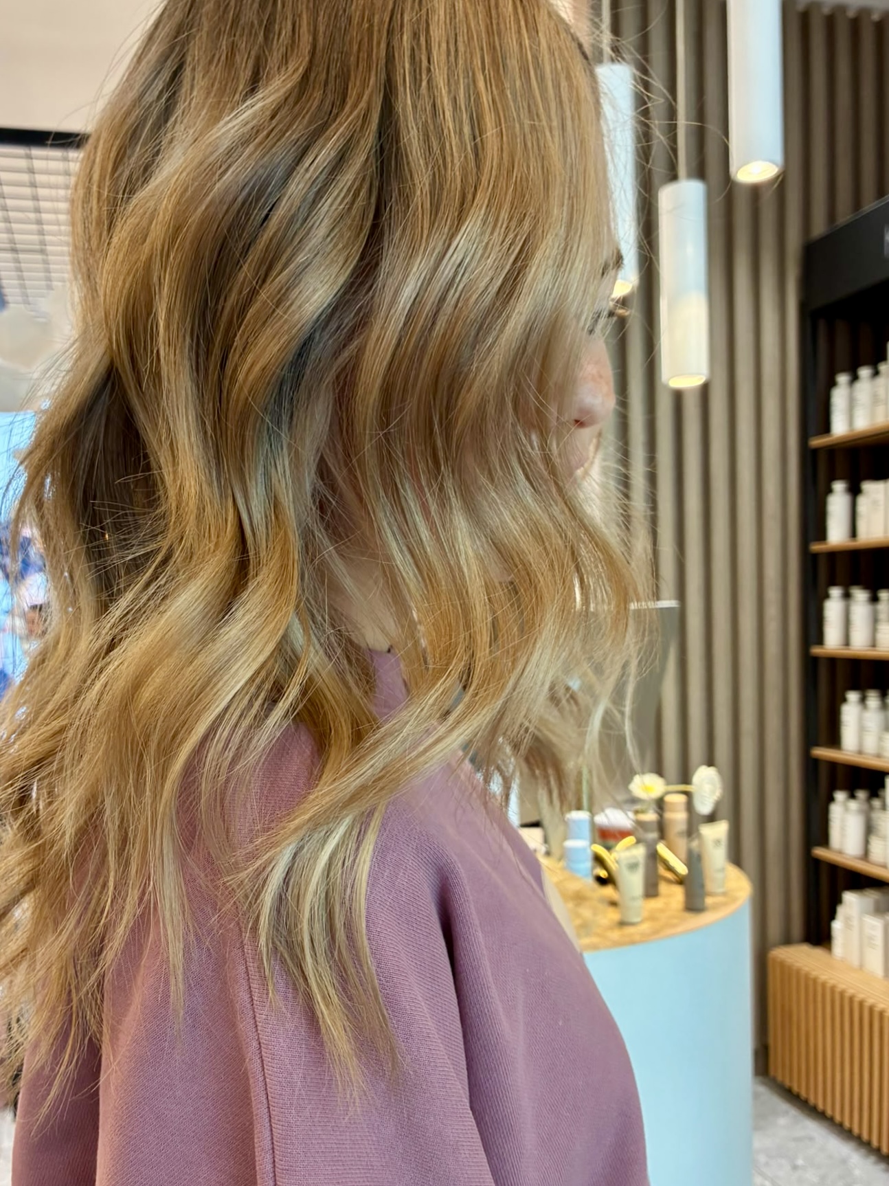 caramel balayage bruin haar Red Salon Wijnegem
