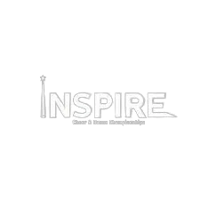 Inspire Cheer & Dance Championships logo with a stylized tower replacing the I in Inspire.