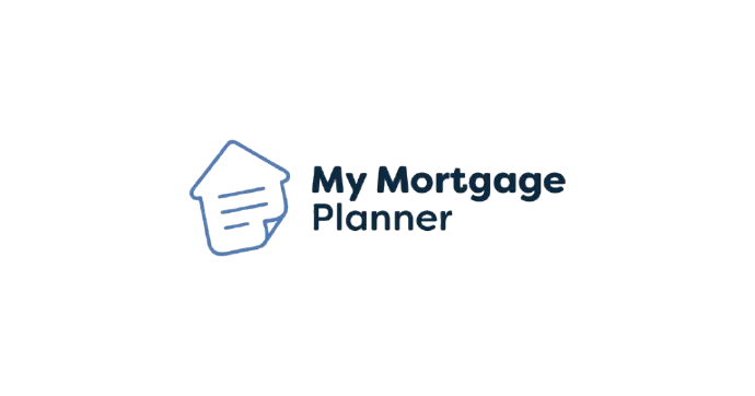 My Mortgage Planner logo with stylized house and text.