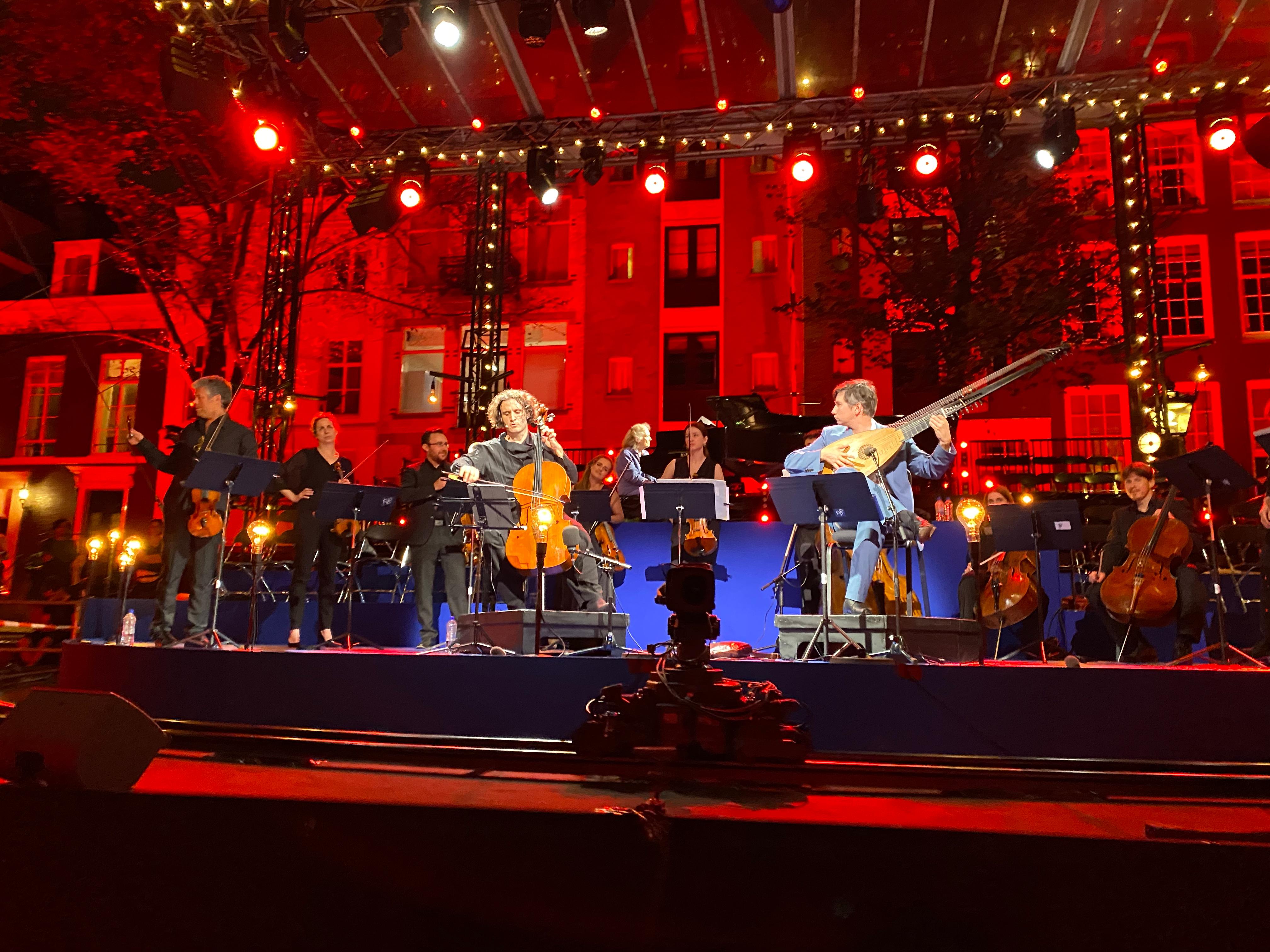 Optreden prinsengrachtconcert Amsterdam