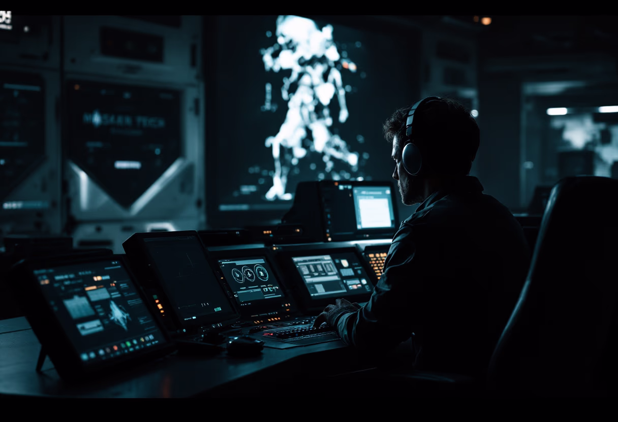 image of mission control room
