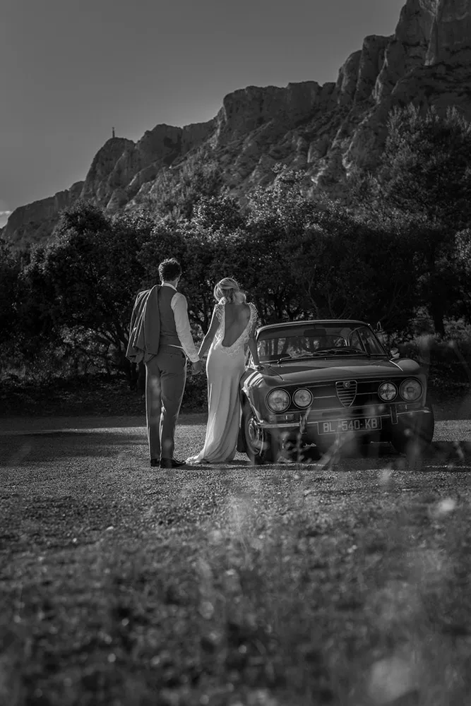 Photos de couple en Provence dans un cadre naturel