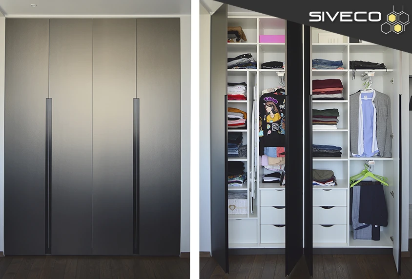 Шафа від Siveco в сучасному стилі під стелю