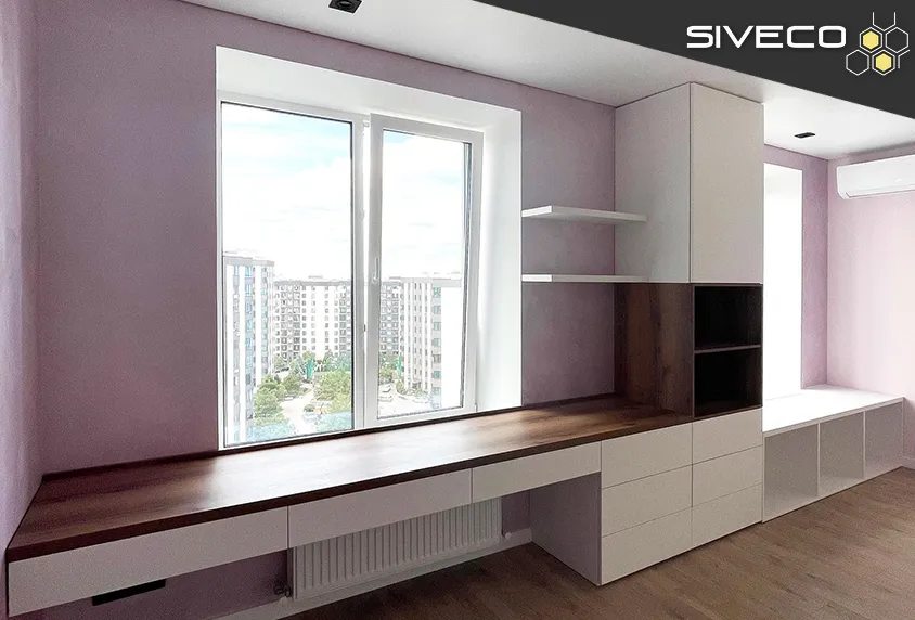 Лаконічний контраст: Меблі для підлітка