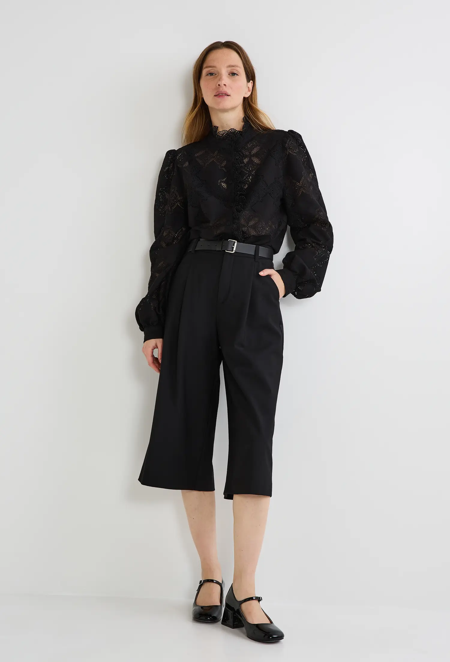 Bermuda noir tendance rentrée 2025