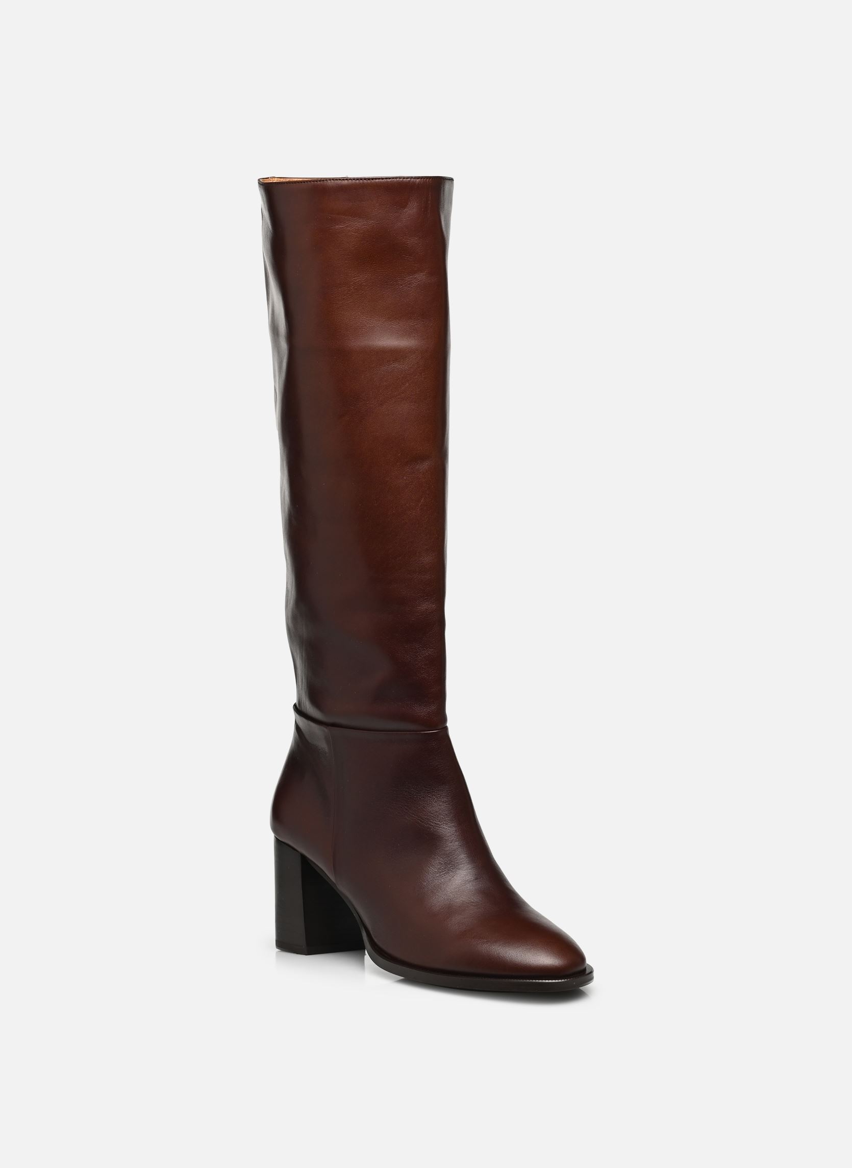 Bottes marron chocolat tendance automne hiver