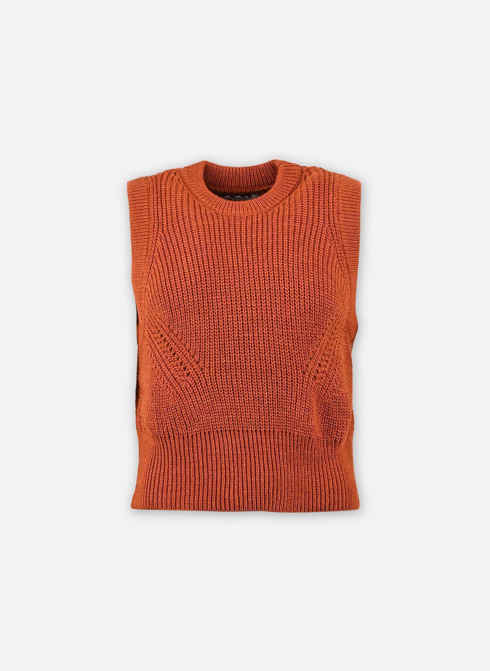 pull orange melon tendance automne hiver