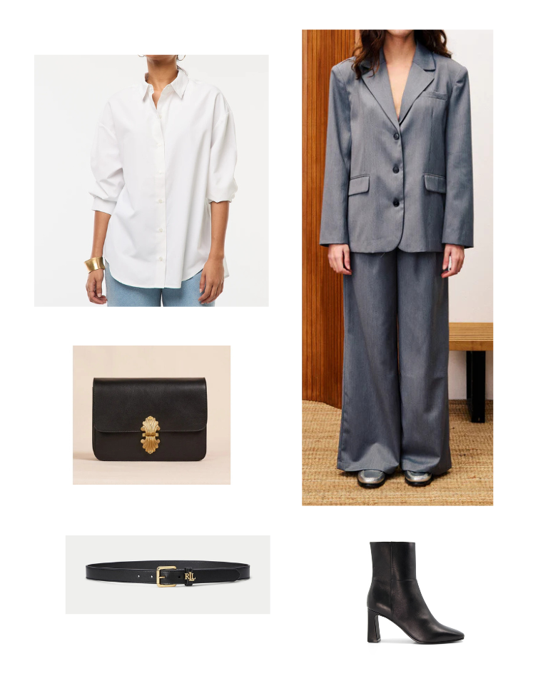 tenue de bureau minimaliste tendance automne 2025