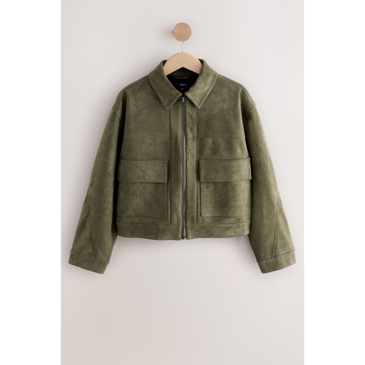 veste daim verte tendance automne 2025