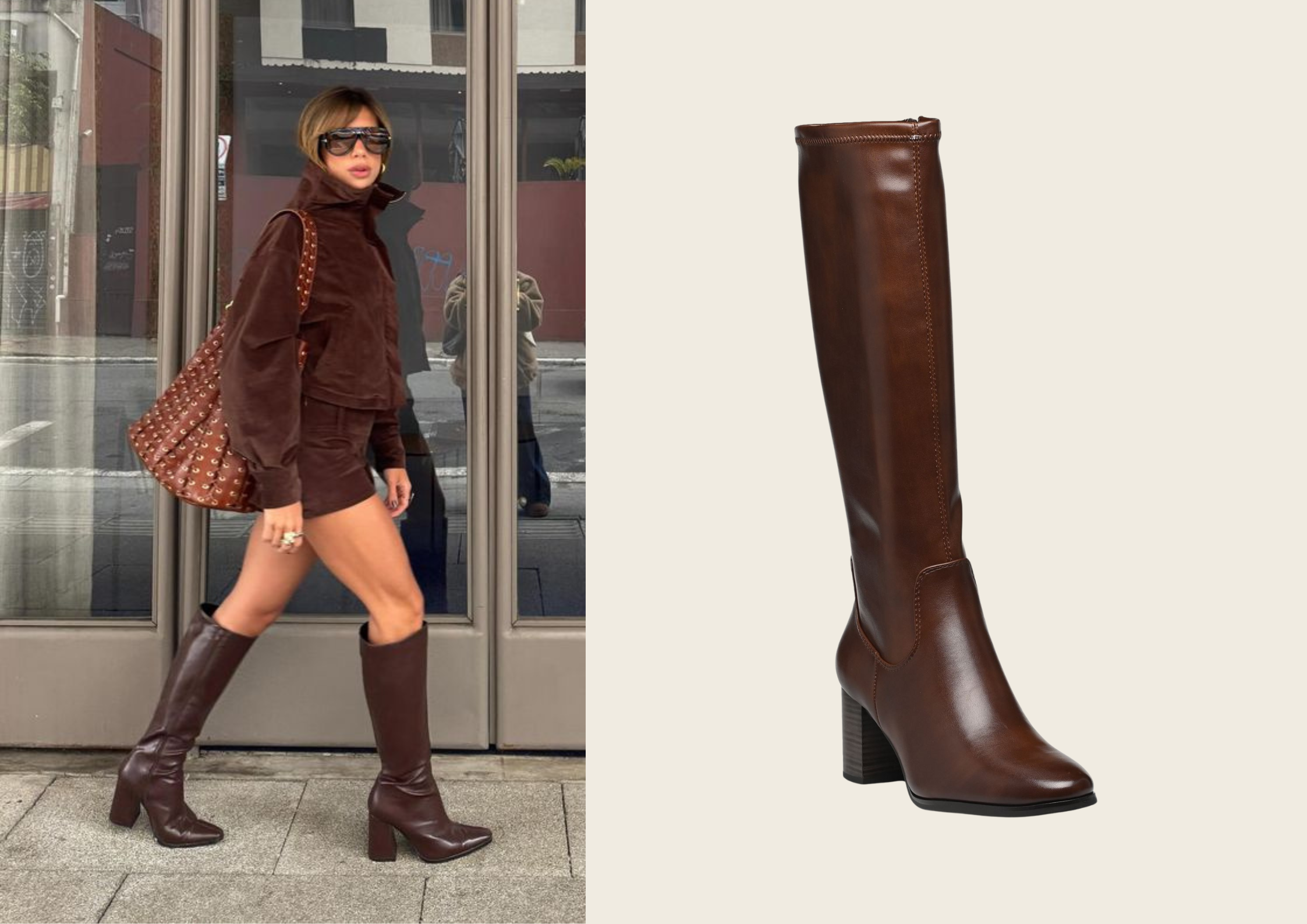bottes marron tendance automne 2025