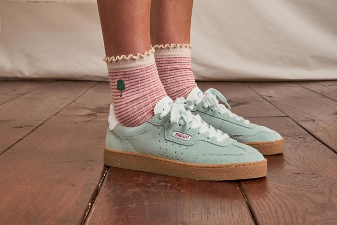 baskets bleu mode responsable Faguo