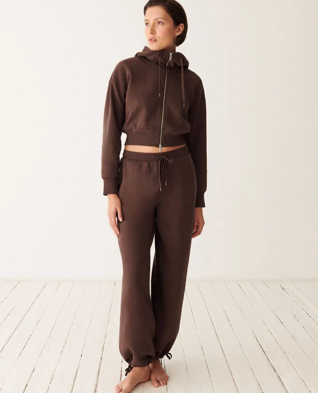 sweat capuche marron black friday