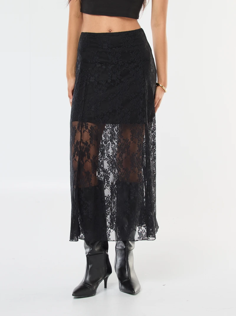 jupe dentelle tendance mode 2026