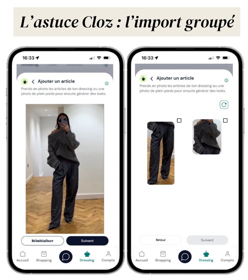dressing digital outfit cloz app ia