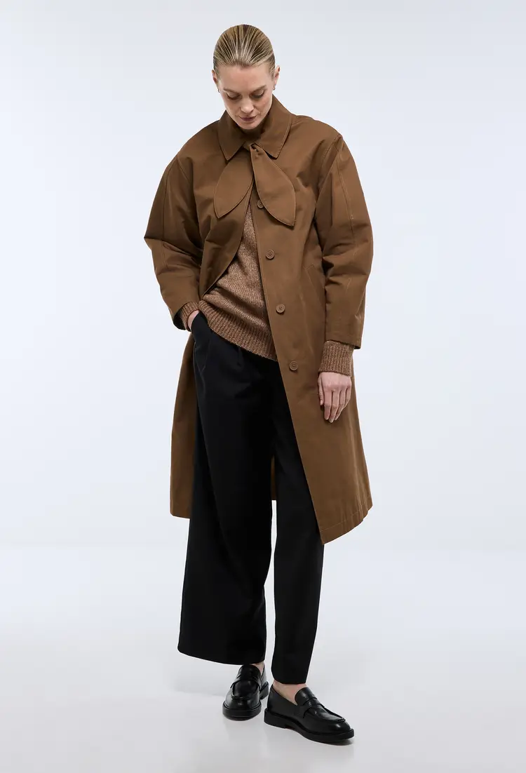 trench long marron tendance printemps été 2026