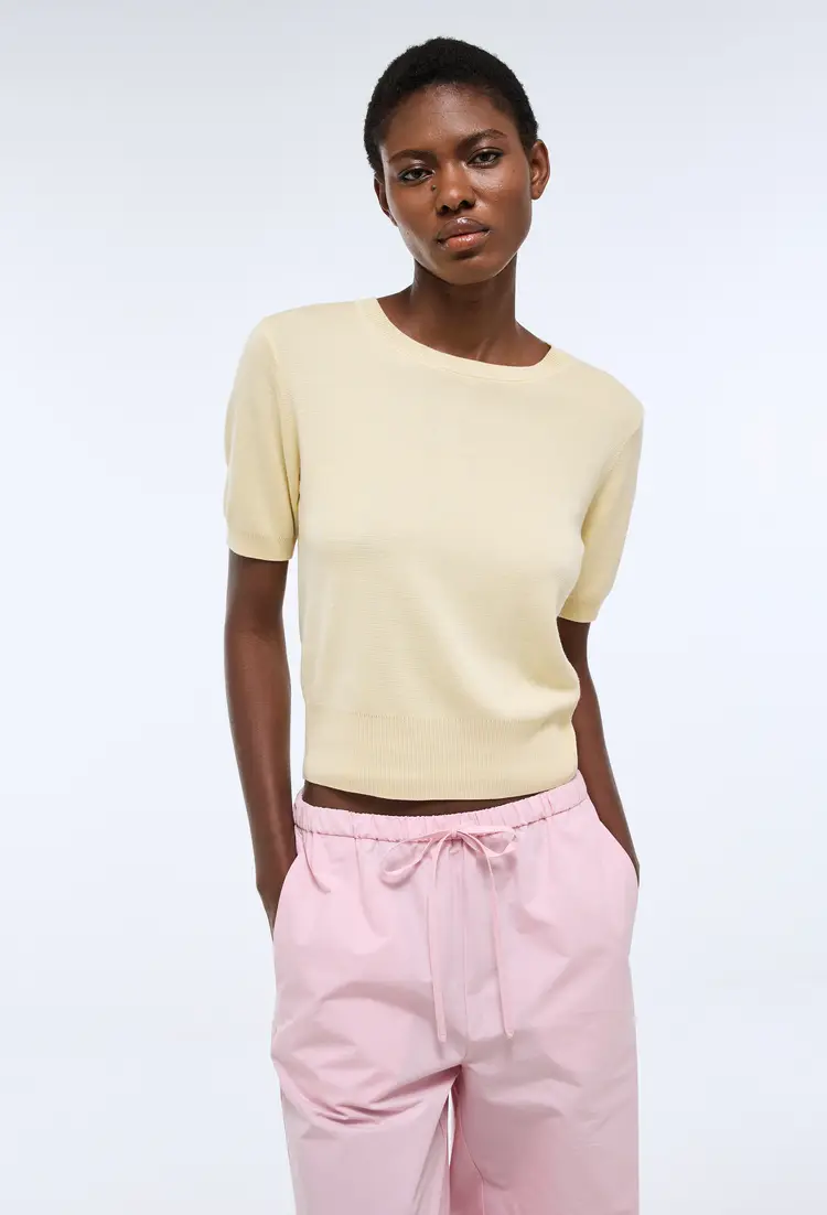 top jaune beurre tendance printemps été 2026