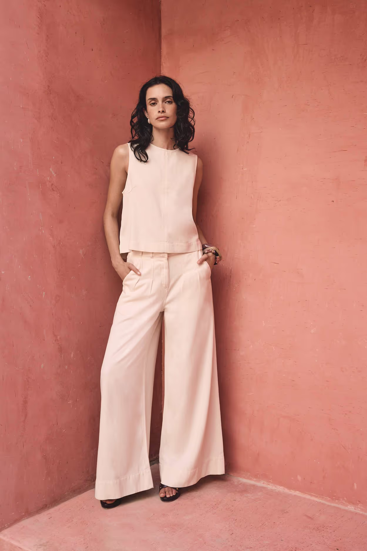 pantalon cloud dancer blanc cassé tendance printemps été 2026