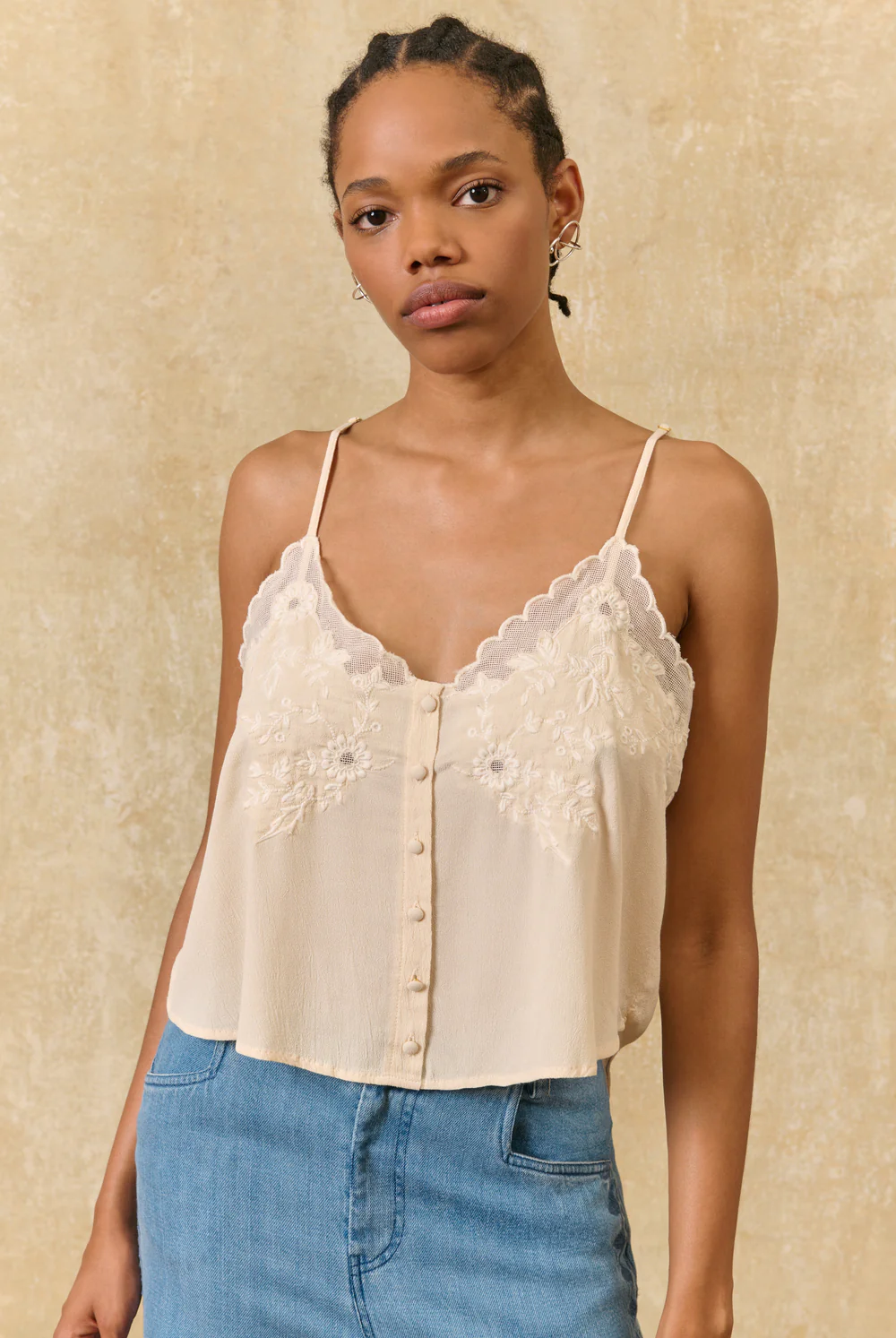 Caraco cloud dancer blanc cassé tendance printemps été 2026