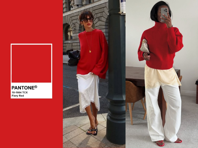 rouge intense tendance couleur printemps été 2026