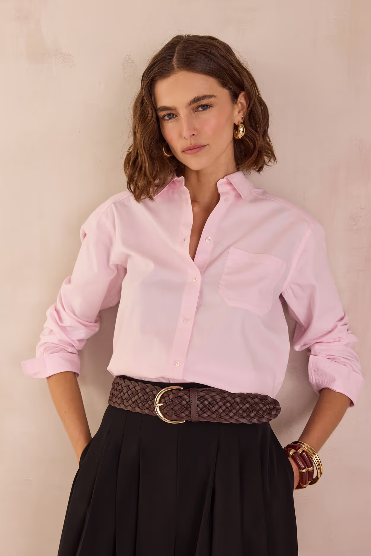 chemise rose personnalisable cadeau fête des mères