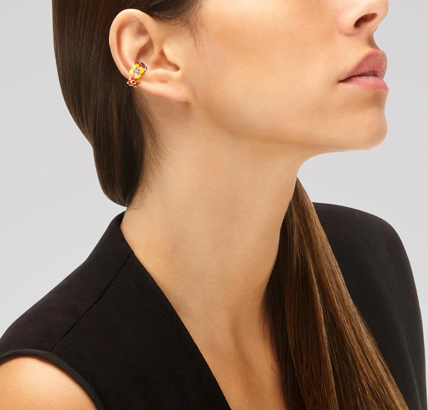 earcuff fleur cadeau fête des mères