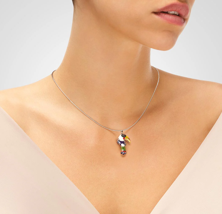 pendentif argent toucan cadeau fête des mères