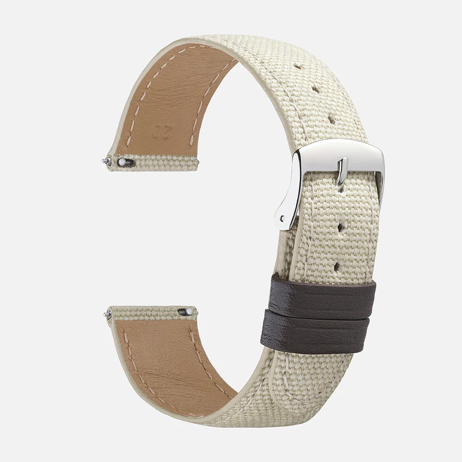 military-style canvas watch strap, Father's Day gift