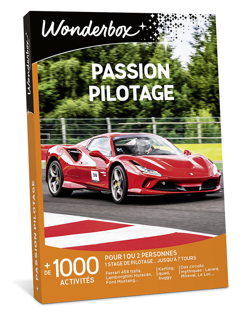 Box stage pilotage cadeau fête des pères 2026