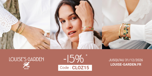 offre promo cloz louise's garden bijoux tendances été