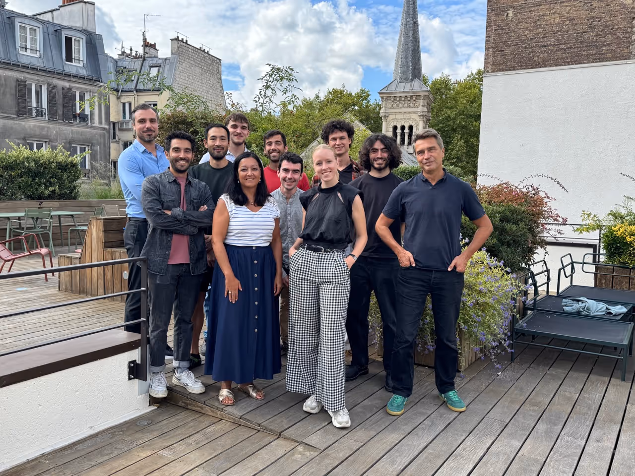 Photo d'équipe des employés diago