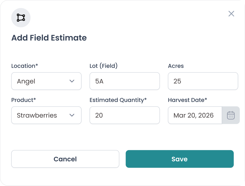 Dashboard showing 75 percent suppliers fully approved with a gauge and table listing Fresh Express with 4 outstanding tasks, 60 percent approval rate, status Approved; Fresh Berry with 2 outstanding tasks, 72 percent approval rate, status Rejected in red.