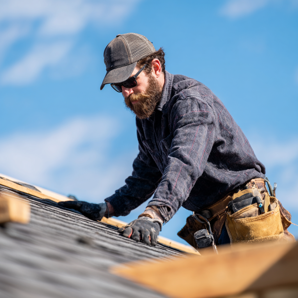 image of completed roof project