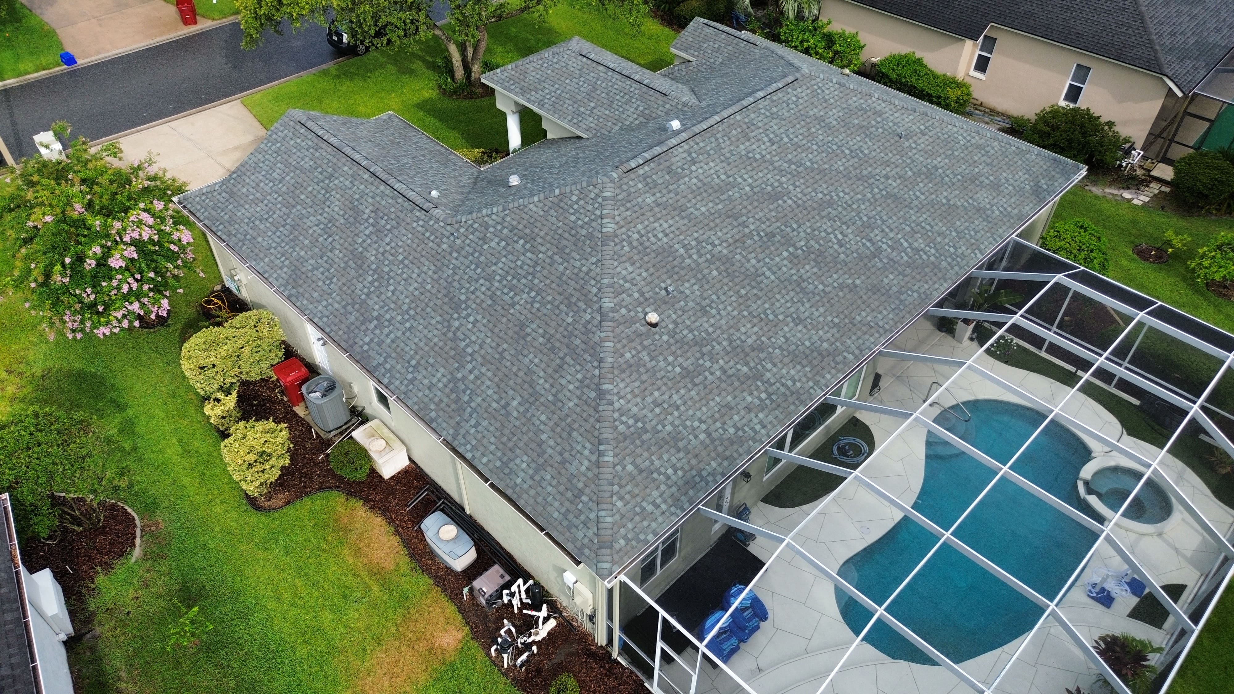 image of completed roof project