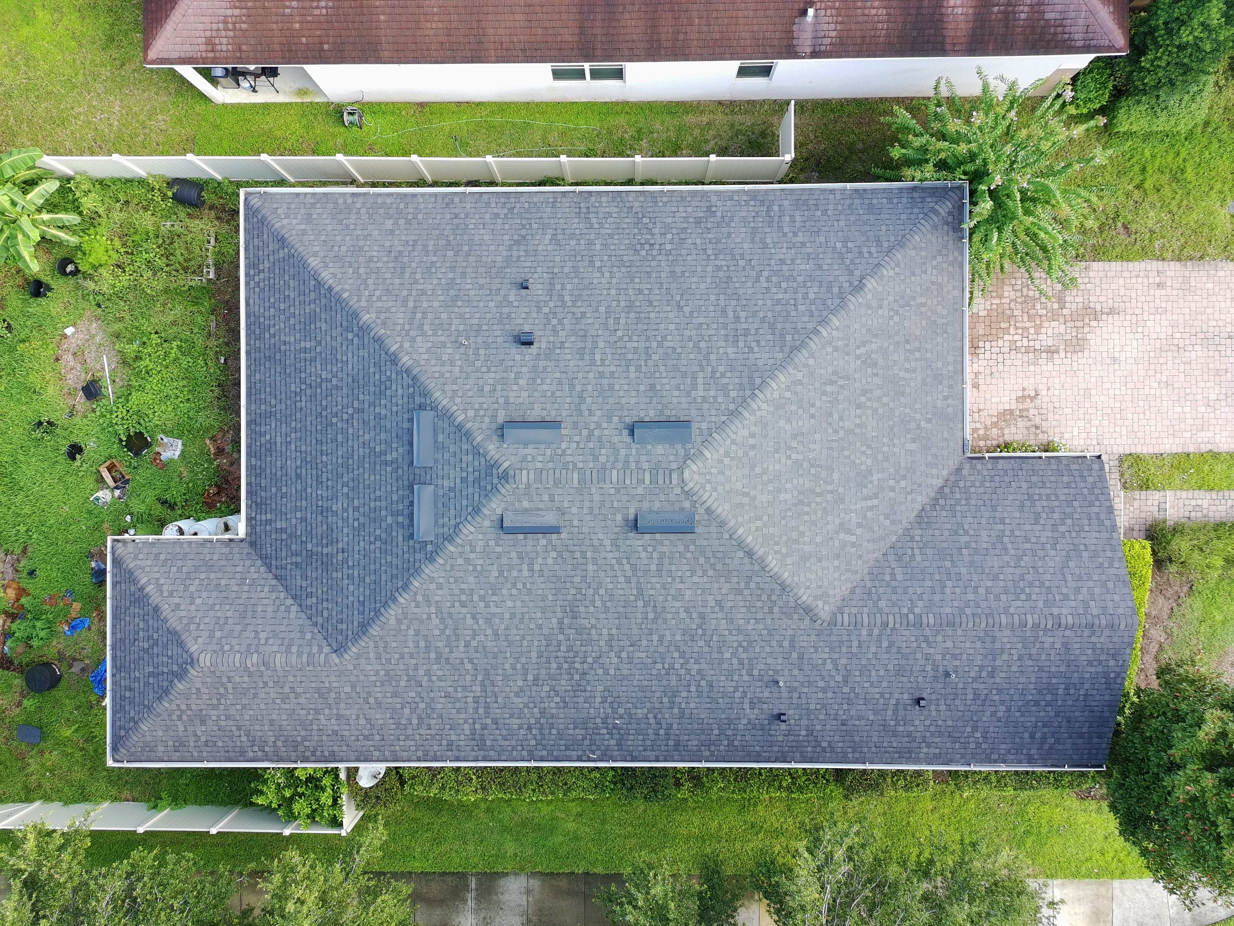 image of completed roof project