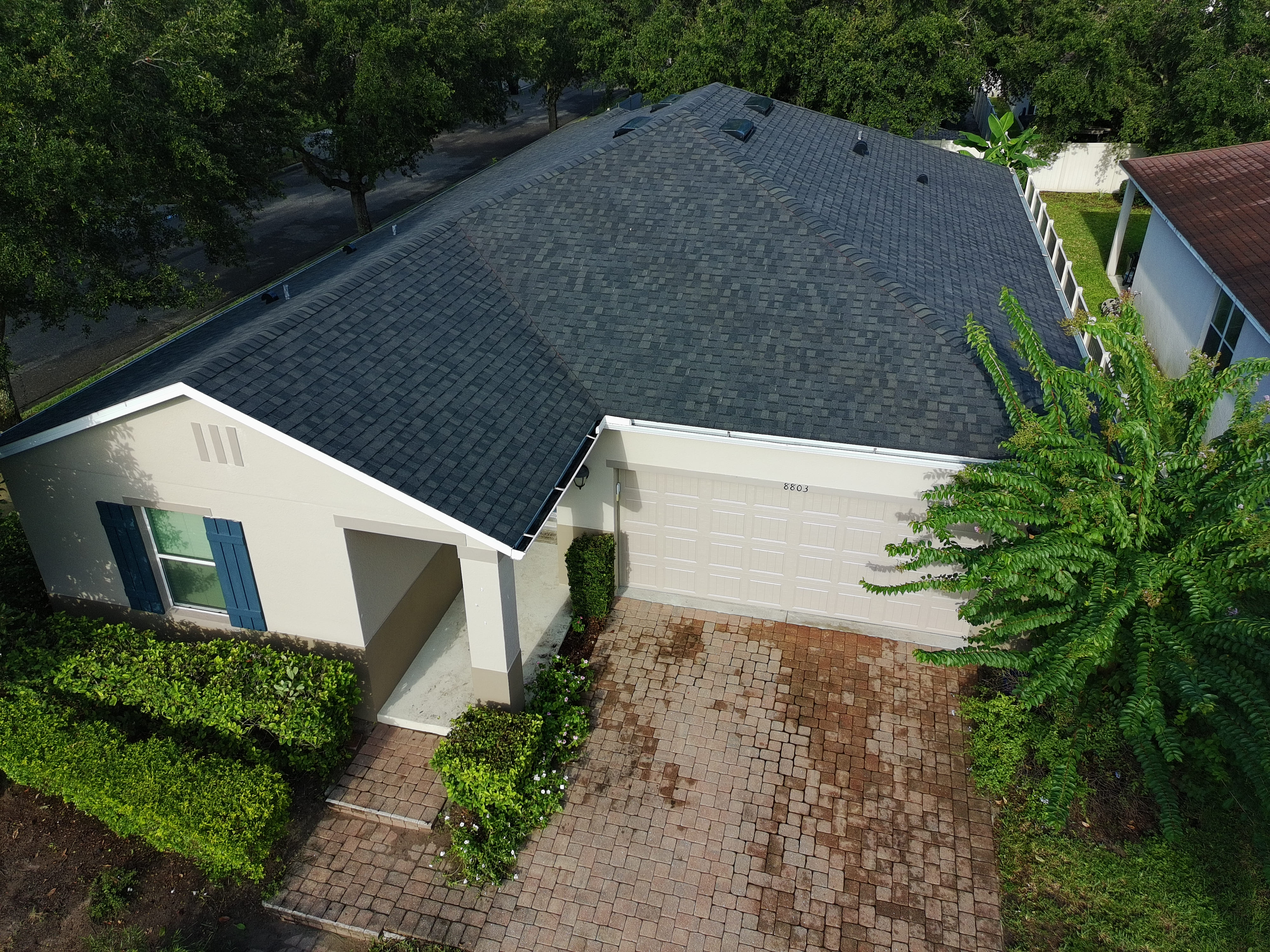 image of solar panels on rooftops for a green tech/cleantech company