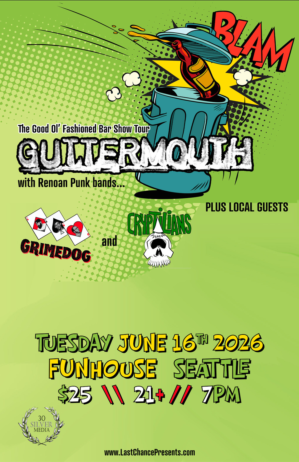 Guttermouth - The Good Ol' Fashioned Bar Show Tour | El Corazon