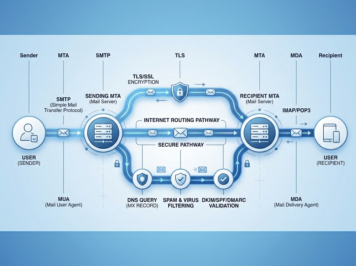 Email infrastructure architecture