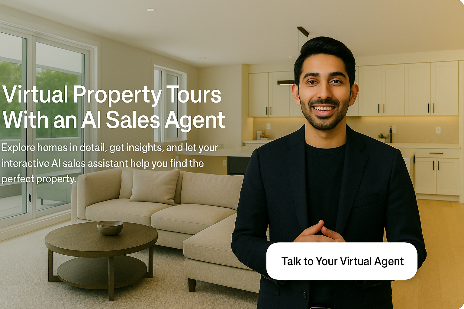 SoloBot guiding a virtual property tour