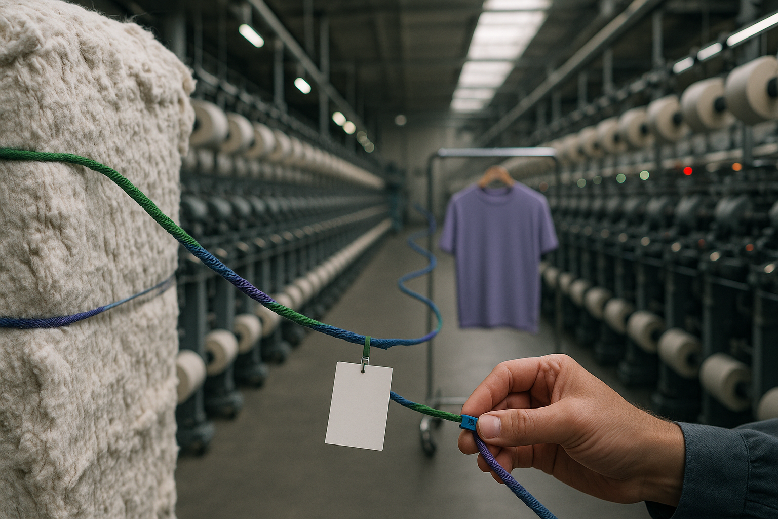 algodão reciclado rastreabilidade