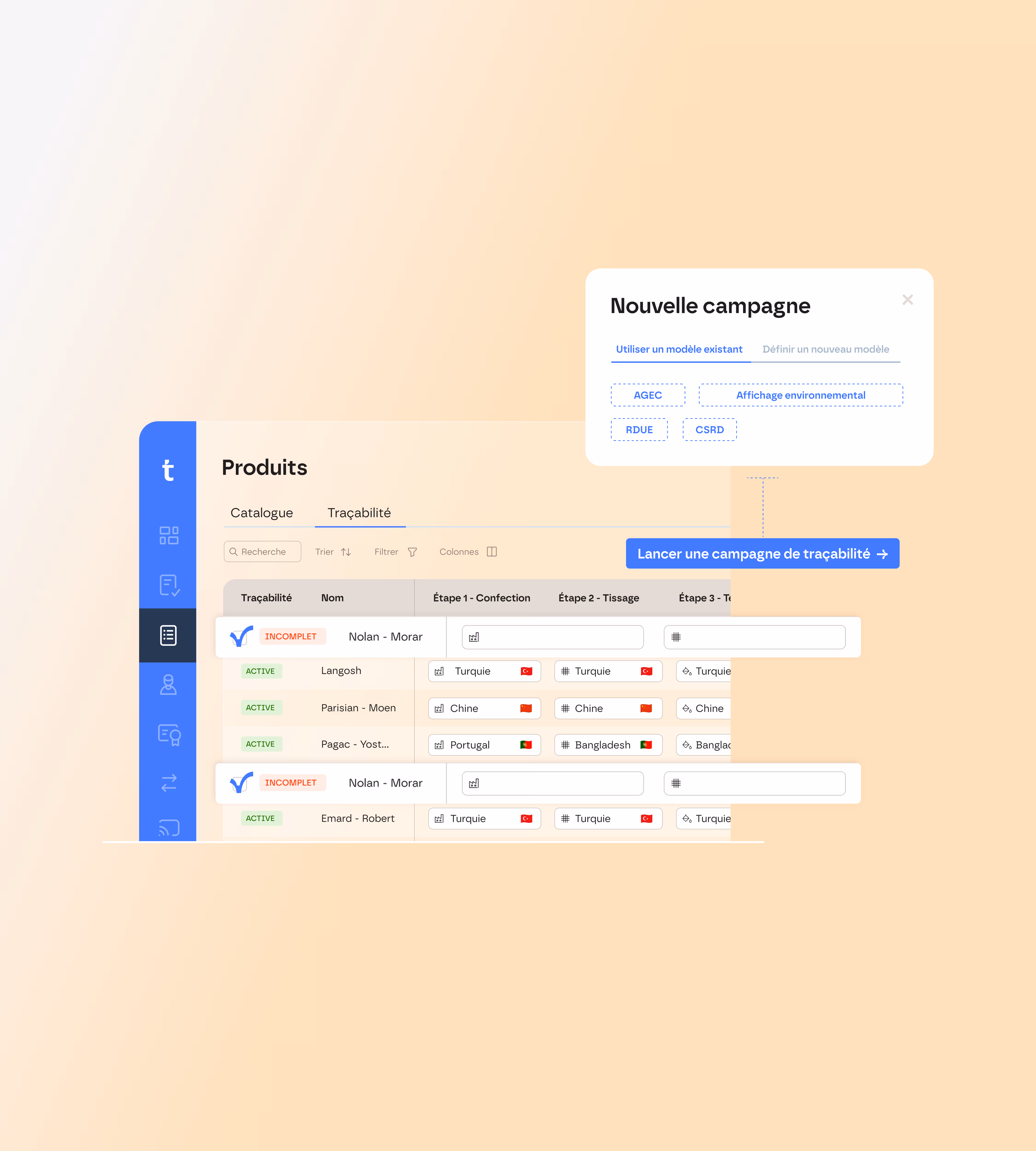 Modèles de conformité prêts à l’emploi