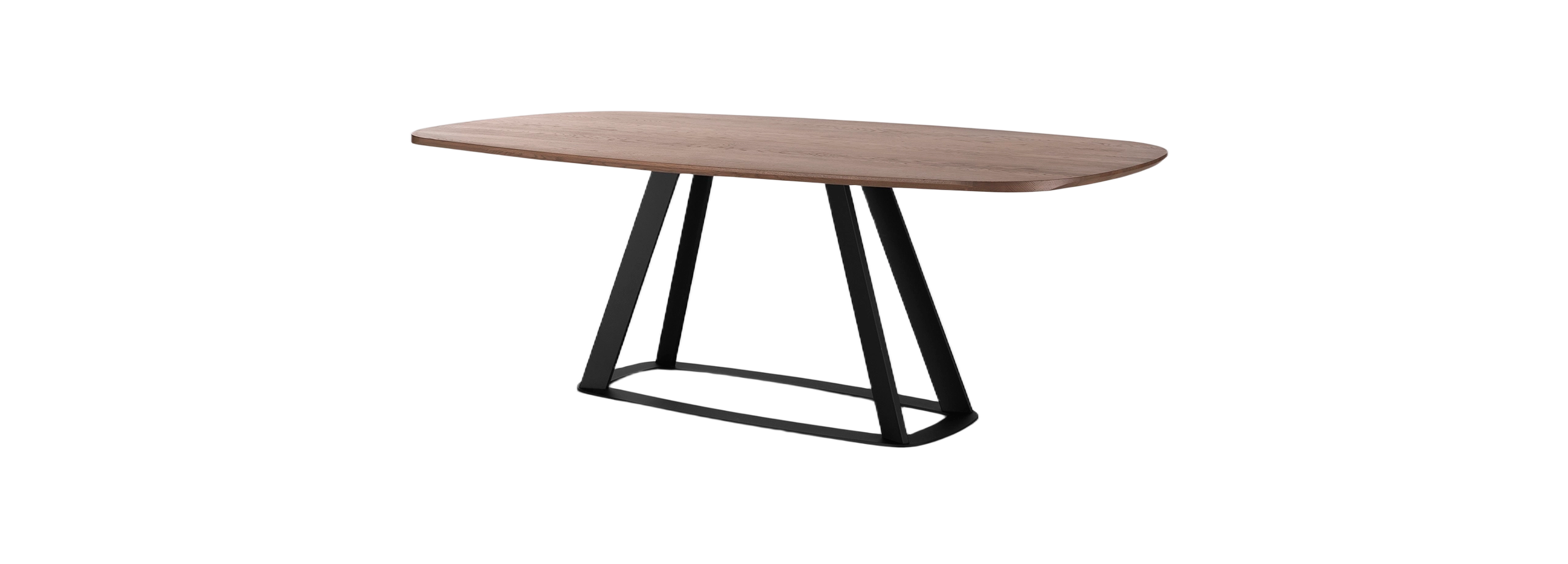 Fier Deens ovaal eettafel