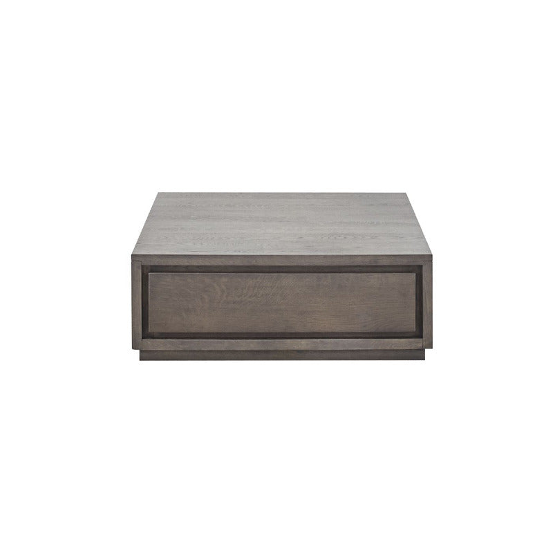 Salontafel Lavio eikenhout 86x86 cm vierkant grafiet