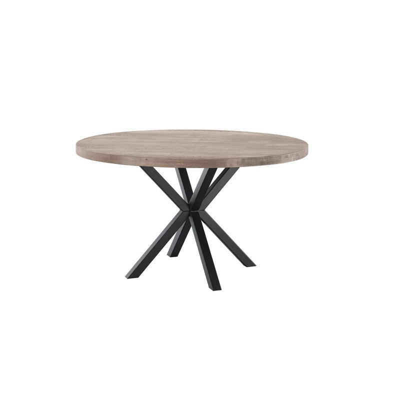 Eettafel Tavolo eikenhout 130 cm rond moose
