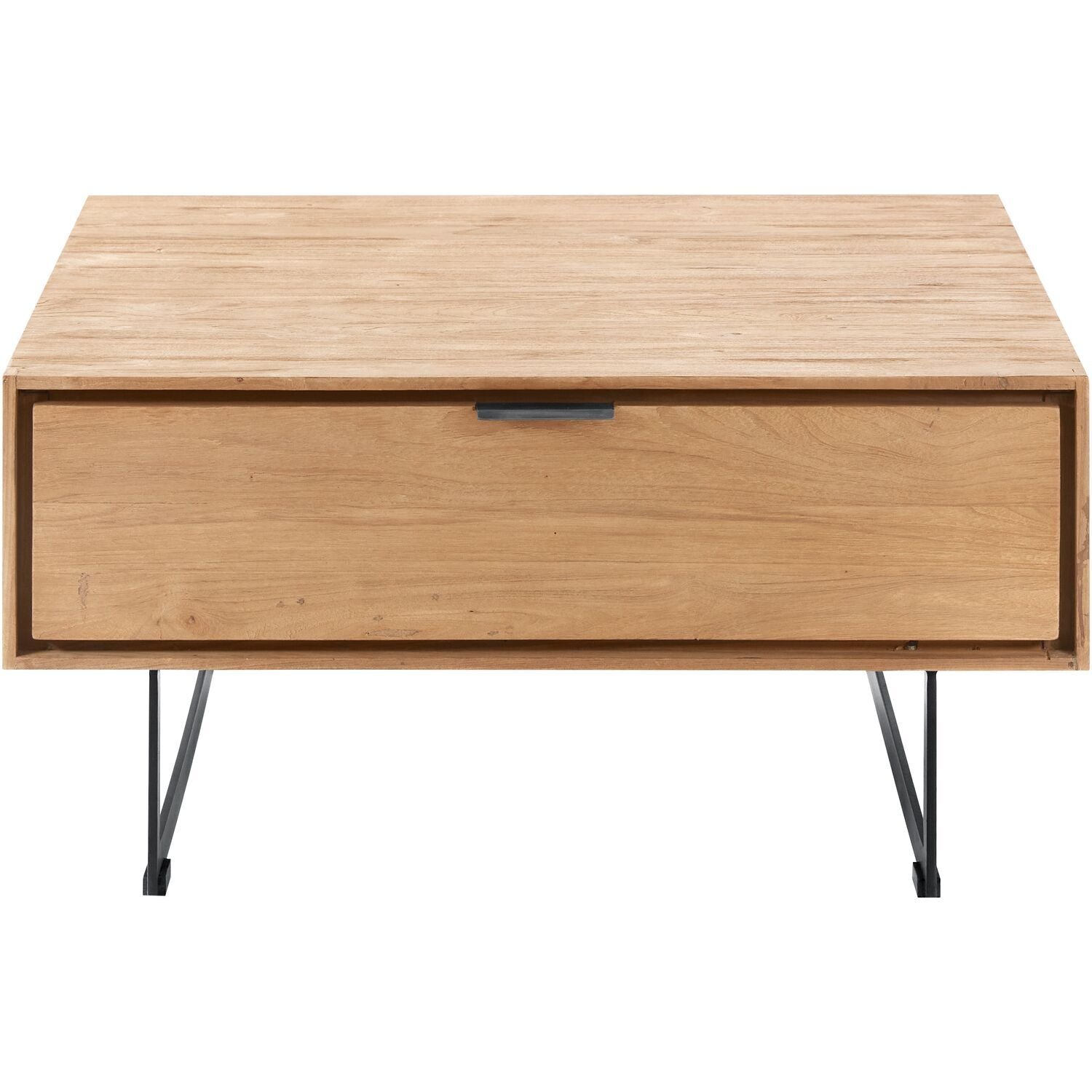 Salontafel Aska 80x80 cm vierkant naturel brushed