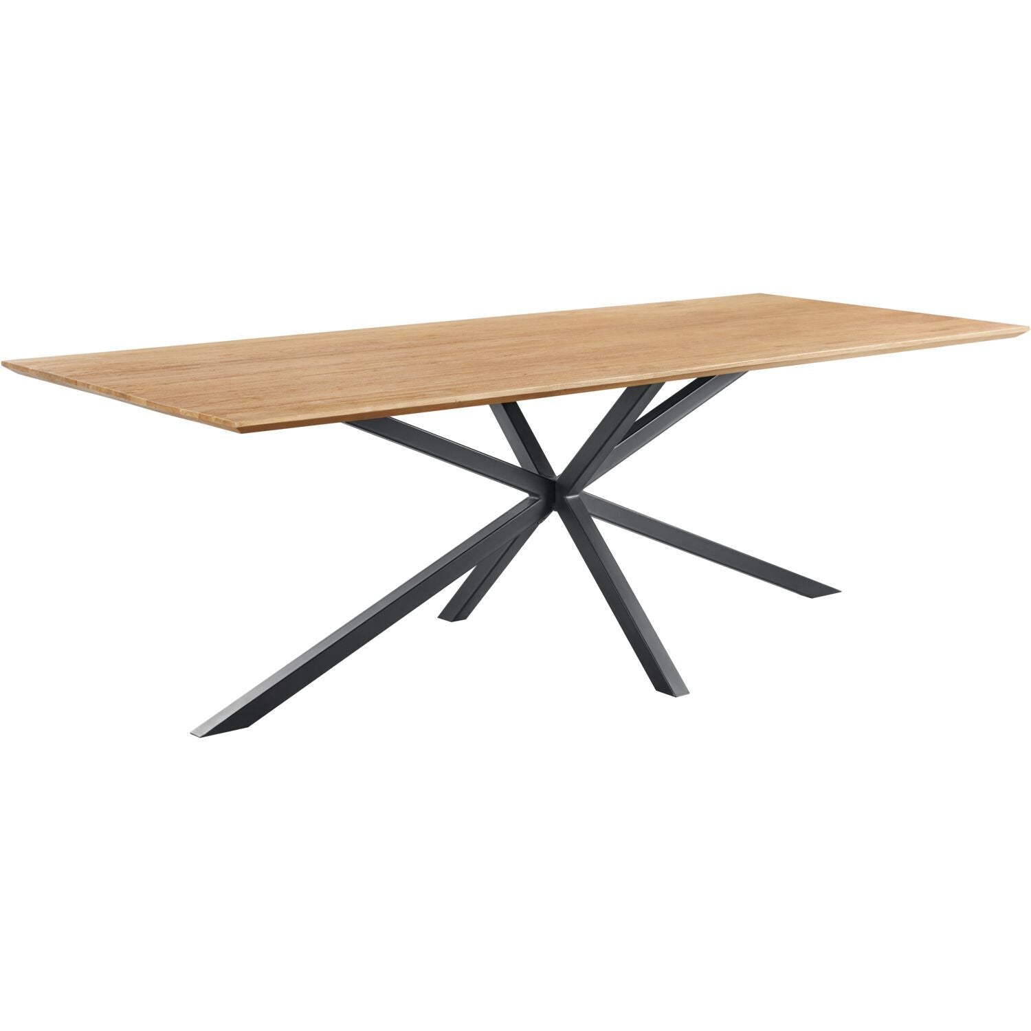 Eettafel Romaro teakhout 160x90 cm rechthoekig mix rough