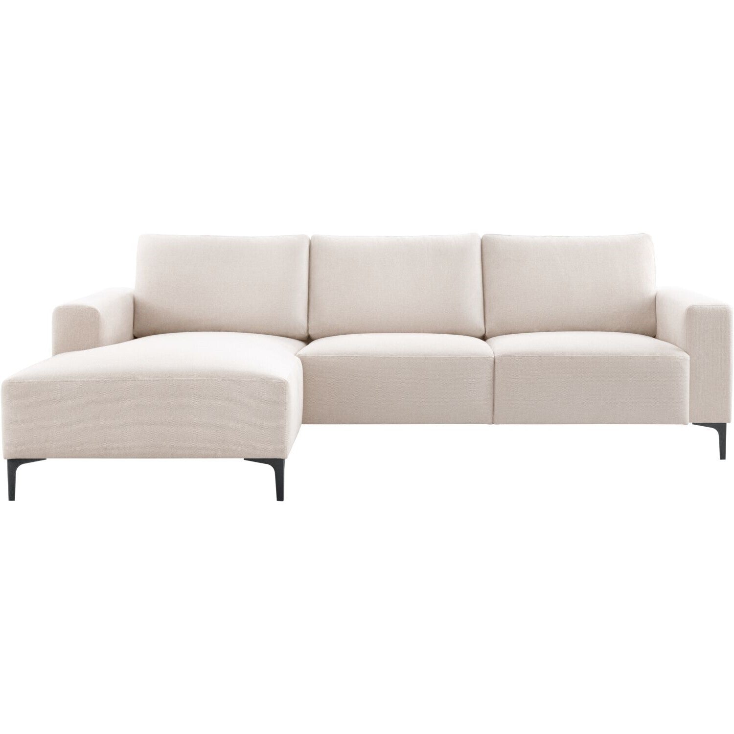 Hoekbank Links Fabria polyetherschuim beige