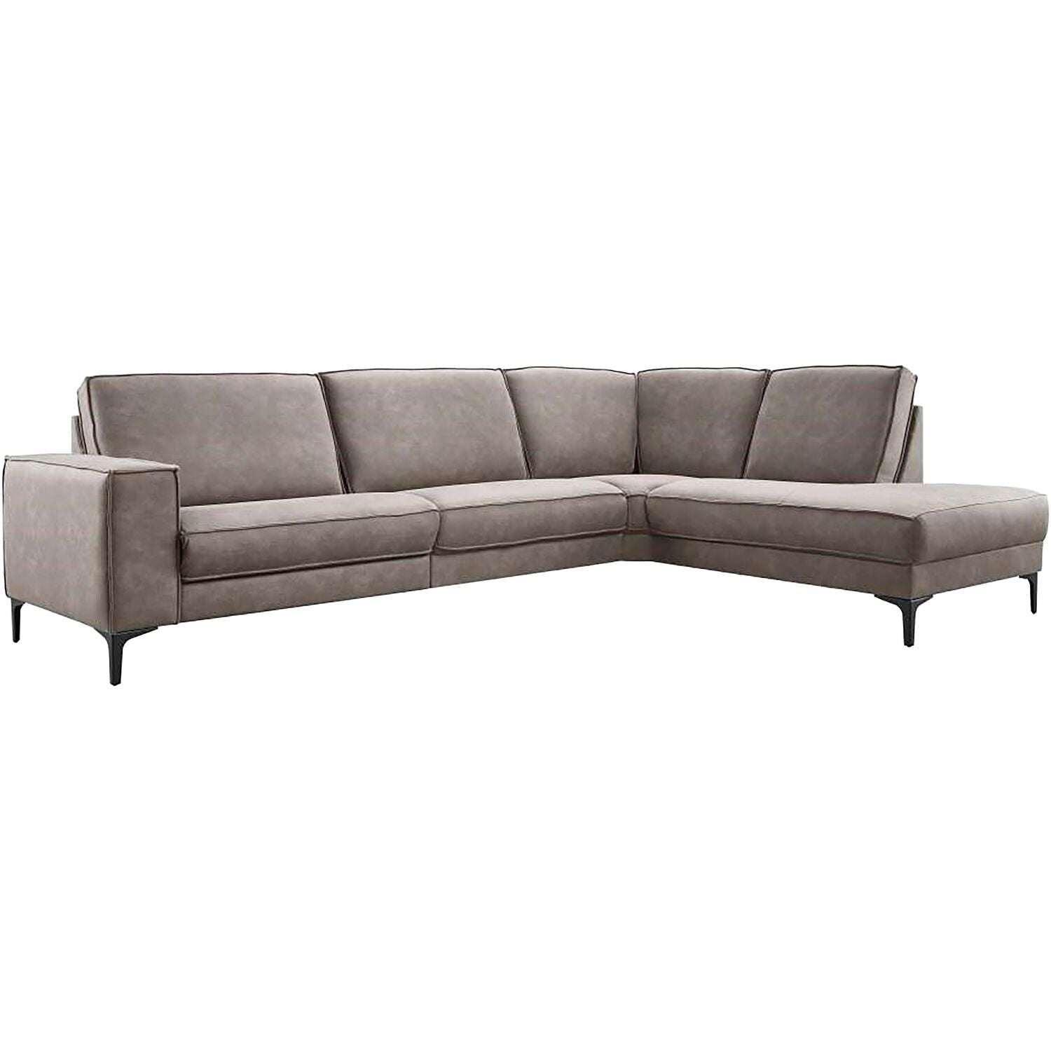 Hoekbank rechts Barrio bruin basic comfort