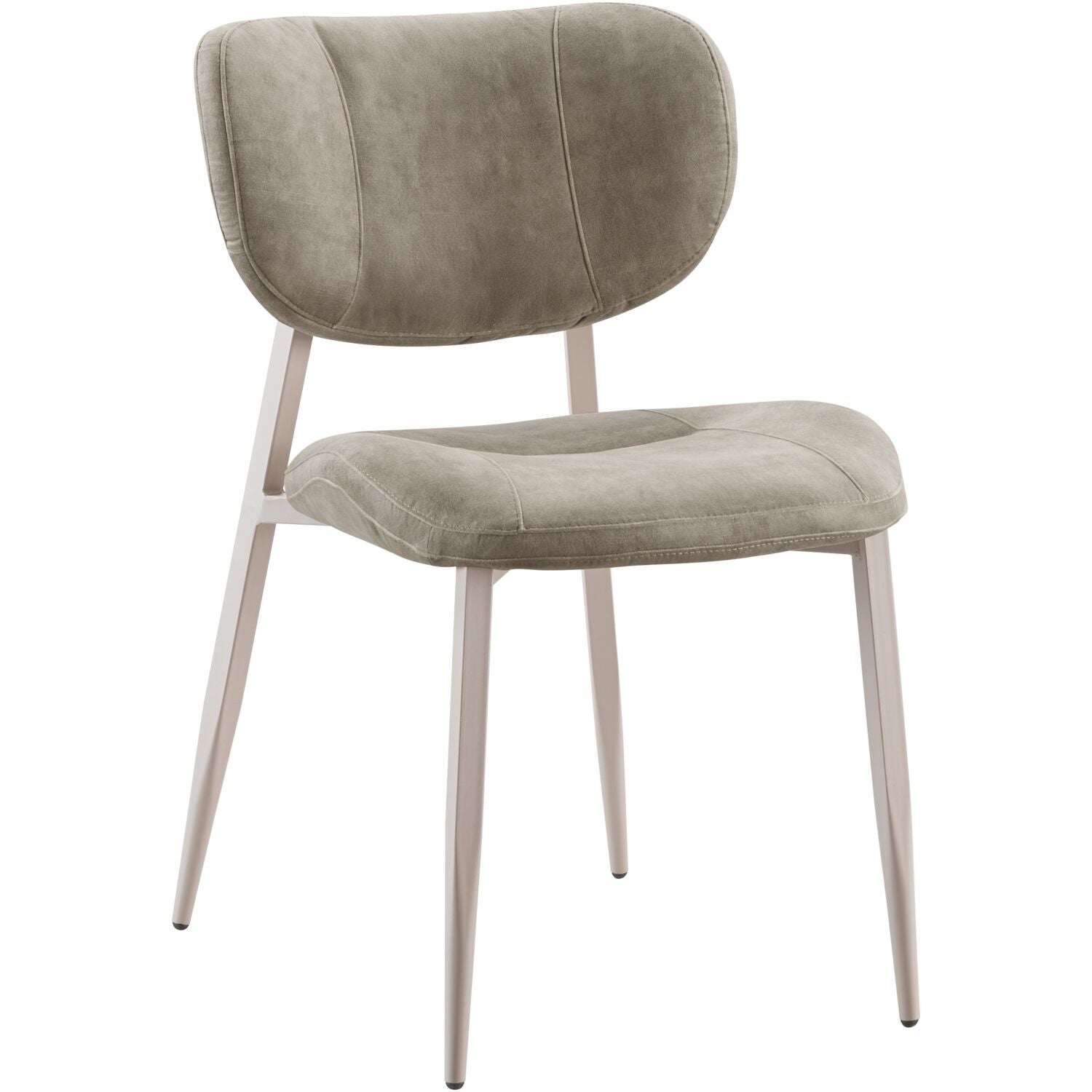 Eetkamerstoel Gomba velvet beige