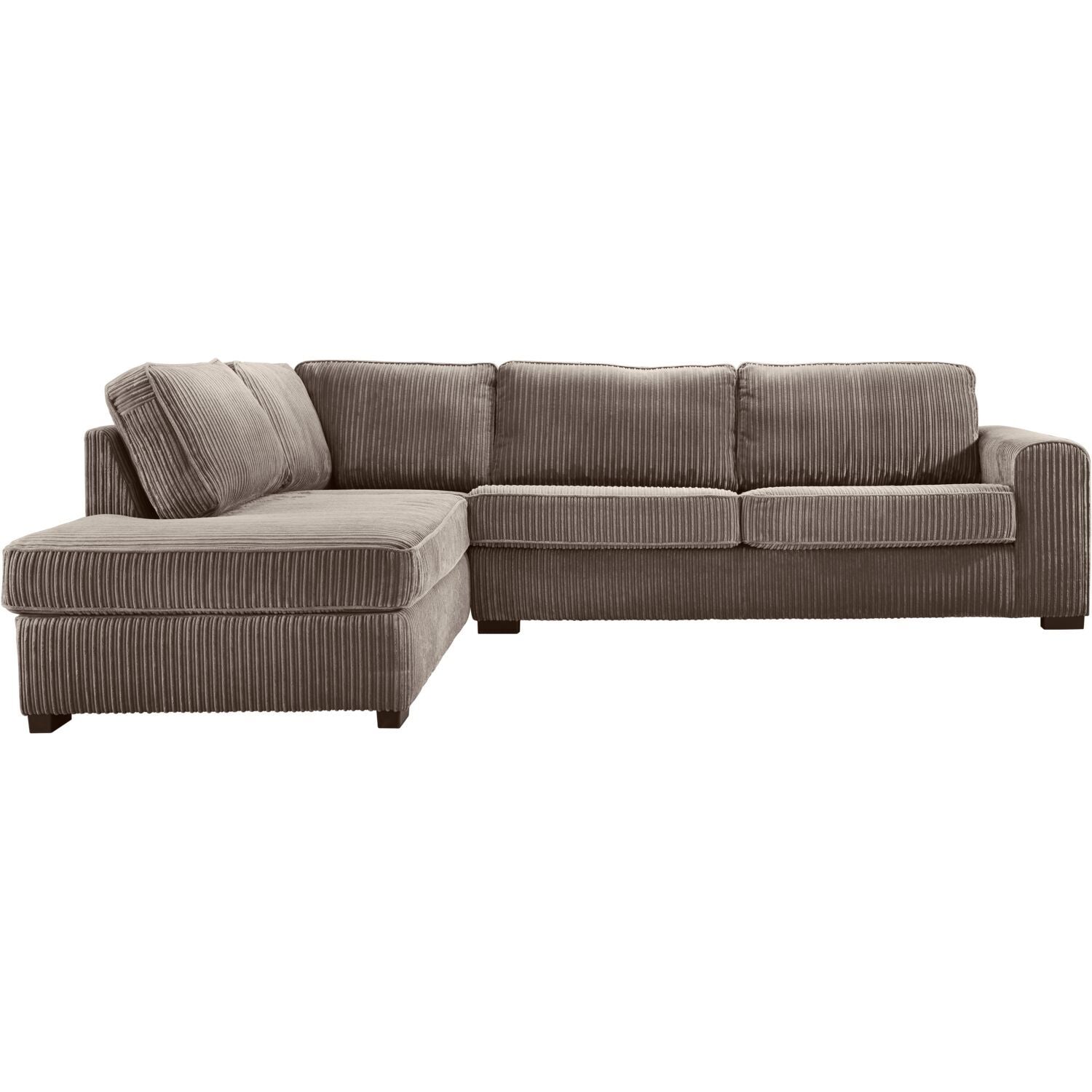 Hoekbank links Pomasi grijs basic comfort